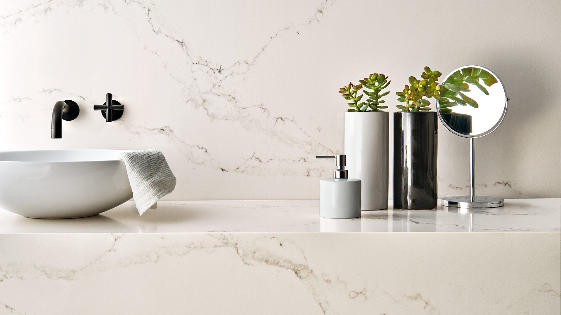 Caesarstone Statuario Nuvo The Countertop Company one stop