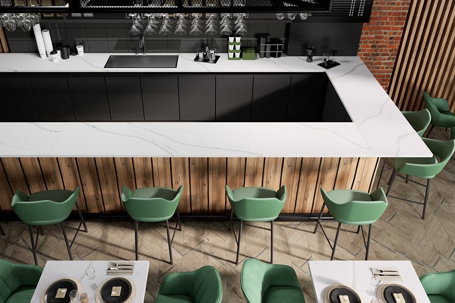 Viatera Calacatta Verde The Countertop Company one stop shop